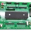 Buy Atmel 8051 Microcontroller Project Low Cost Development Board with MAX232 & AT89S52 IC Support AT89S51,AT89S52, P89V51RD2, etc 40 Pin DIP 8051 IC | Full development KIT MY8051 Small Development Board Project Board MY TechnoCare www.MyTechnocare.com