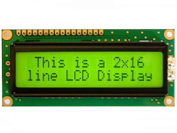 16x2 LCD Display Arduino 16x2 162 2x16 Alphanumeric Display(JHD162A) MY TechnoCare www.mytechnocare.com