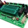 Low Cost 8051 Development Board Price in India With ZIF Socket .Project Board Kit Support AT89S51, AT89S52, P89V51RD2 etc. 40-Pin DIP Chip