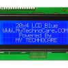 20x4 LCD Display JHD204A With blue backlight HD44780 www.MyTechnoCAre.com 20x4 LCD Display blue BackLight For Arduino,8051,Raspberry Pi,AVR,PIC,ARM MicroController Kit JHD402A HD44780 Compatible Dimension Pinout Connection Configuration Command Code 204A