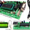 16x2 LCD interfacing with 8051 Development Board ZIF Scoket + USB Microcontroller Programmer AT89S52 IC India MyTechnoCare.com