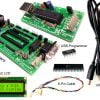 8051 Development Board With LCD 16x2 & USB Programmer for Microcontroller Project Board Atmel USB asp ISP AVR Programmer MyTechnoCare.com