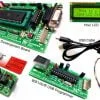 8051 Microcontroller Tutorial Board with ZIF Socket Programming Kit To Learn Industrial Project Development & How to Interface Program/code AT89S52 ,UART,Display 16x2 LCD Display,Motor,DS1307 low cost India MyTechnoCare.com