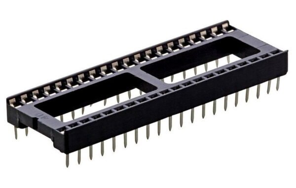 40 Pin IC Base | 40Pin ic Socket DIP Package with 89s52 Chip 8051 ...